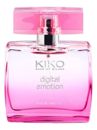 Digital Emotion Kiko Milano Womens Perfume - Elegant fragrance bottle on white background