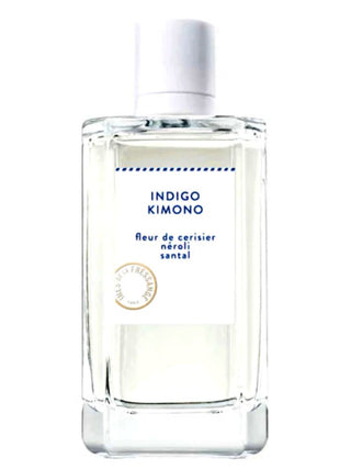 Indigo Kimono Ines de la Fressange Womens Perfume - Elegant fragrance bottle on white background