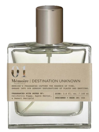 01 Destination Unknown Mémoire Archives Womens Perfume - Captivating fragrance in elegant bottle - Shop now