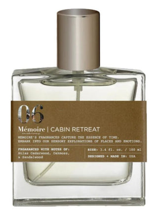 06 Cabin Retreat Mémoire Archives Womens Perfume - Captivating fragrance in a sleek bottle