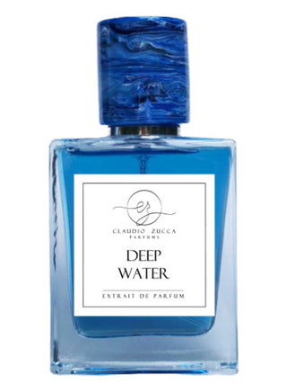 Deep Water Claudio Zucca Parfums for Women and Men - Luxury Unisex Perfume - Fragrance Bottle on White Background