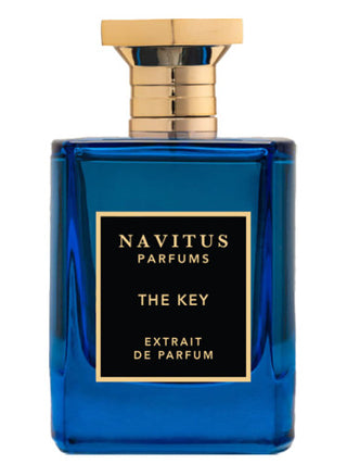 Unisex perfume - The Key Navitus Parfums for women and men - Luxury fragrance bottle on white background