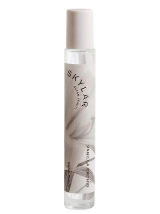 Vanilla Orchid Skylar Perfume for Women and Men - Exquisite Fragrance Bottle on White Background