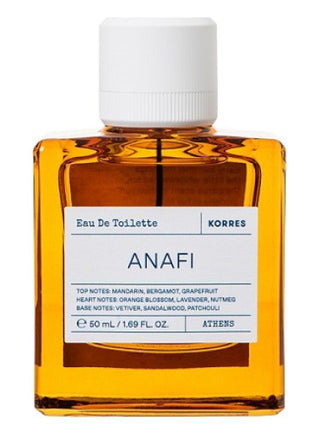 Anafi Korres unisex perfume for women and men - elegant fragrance in a stylish bottle - shop now