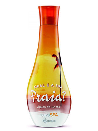 Águas de Banho Qual é a Sua Praia? O Boticário Womens Perfume - Fragrance Bottle Image