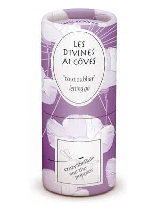 Les Divines Alcoves Tout Oublier Letting Go Crazylibellule and the Poppies perfume for women - elegant fragrance bottle with floral design