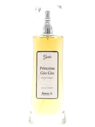 Princesse Gio Gio Antos Cosmesi Naturale womens perfume - elegant fragrance bottle on white background