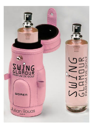 Swing Glamour Julian Rouas Womens Perfume - Elegant fragrance bottle on white background