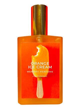 Orange Ice Cream Colornoise Perfume for Women and Men - Fragrance Bottle on White Background