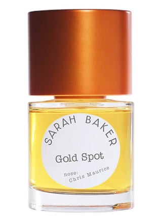 Gold Spot Sarah Baker Perfumes for women and men - Luxury fragrance bottle on white background