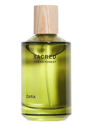 Zara Sacred Green Forest Perfume for Women and Men - Exquisite Fragrance Bottle