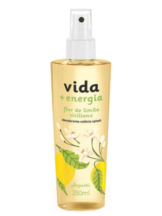 Vida + Energia Flore de Limão Siciliano Jequiti Womens Perfume - Citrus Floral Fragrance