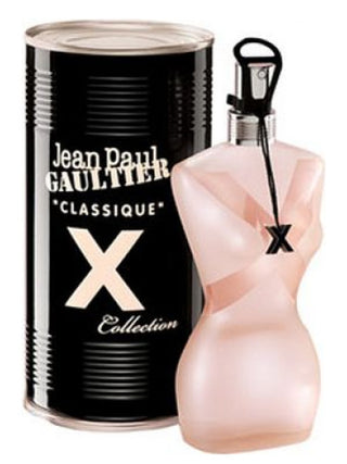 Classique X Jean Paul Gaultier Womens Perfume - Elegant fragrance bottle on white background