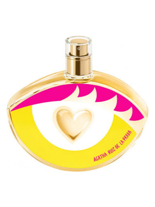 Look Gold Agatha Ruiz de la Prada Womens Perfume - Elegant fragrance bottle on white background