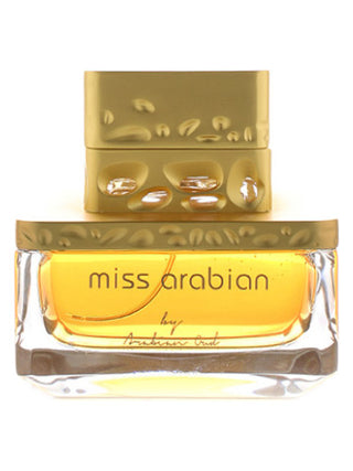 Miss Arabian Arabian Oud Perfume for Women - Elegant fragrance bottle on white background