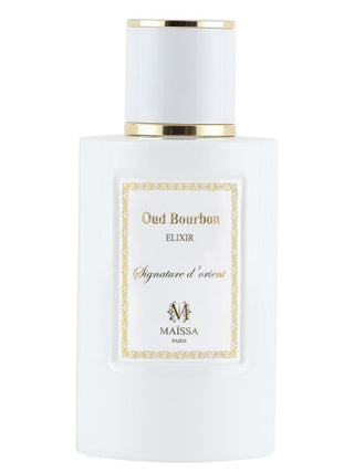 Oud Bourbon Maïssa Parfums for women and men - Exquisite fragrance bottle on white background