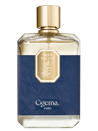 Blue Velvet Ggema mens perfume - luxurious fragrance in a blue bottle - best mens cologne for sophisticated style - shop now