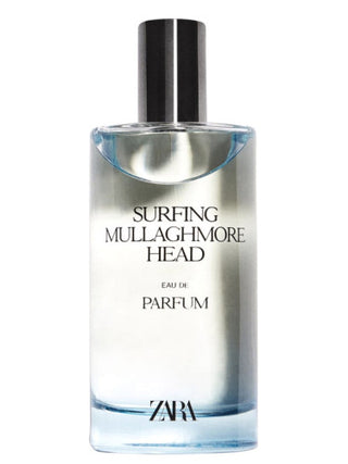 Surfing Mullaghmore Head Zara mens perfume - premium fragrance bottle