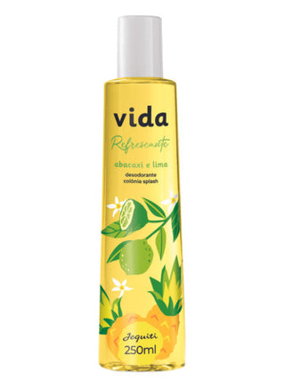 Vida Refrescante Abacaxi e Lima Jequiti perfume for women - refreshing pineapple and lime fragrance | Buy now at [brand name]