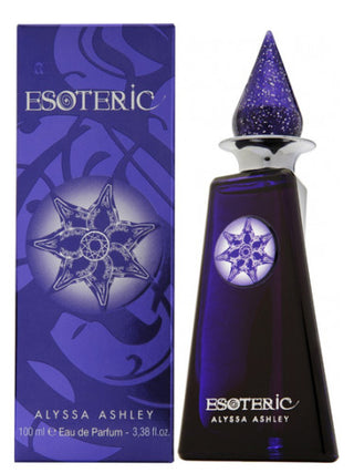 Esoteric Alyssa Ashley Womens Perfume - Elegant fragrance bottle on white background