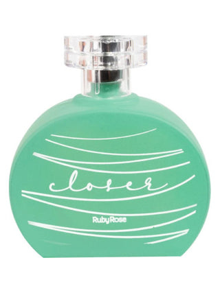 Close-up of Closer Ruby Rose womens perfume bottle - Elegant fragrance for women - Buy now for a captivating scent experience