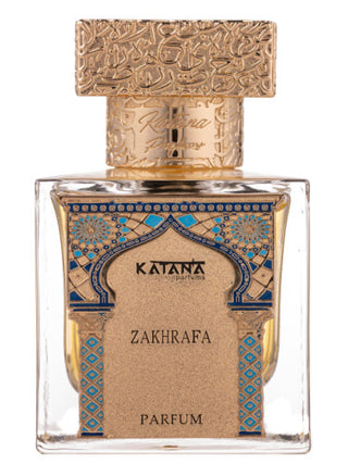 Zakhrafa Katana Parfums for Women and Men - Luxury Unisex Fragrance - Perfume Bottle Image