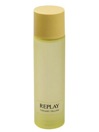 Yellow Replay Tuscany Perfume for Women - Elegant fragrance in a yellow bottle