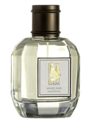 Velvet Oud La Fann Perfume for Women and Men - Exquisite fragrance bottle on white background