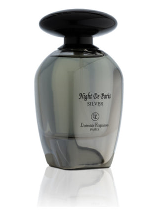 Night De Paris Silver Perfume for Women and Men - Elegant Fragrance Bottle