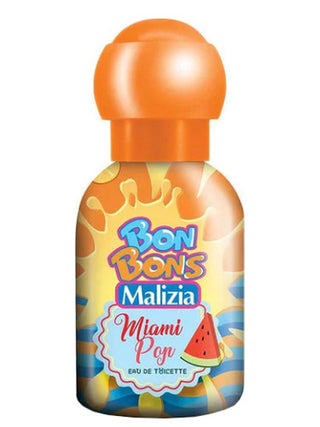 Malizia Bon Bons Miami Pop Mirato perfume for women and men - Fragrance bottle on white background