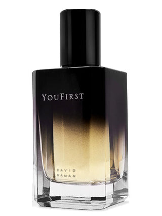 David Naman You First mens perfume - Elegant fragrance bottle design