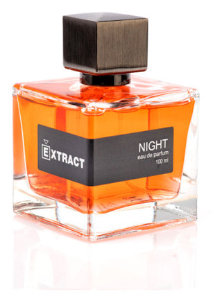 Night Extract womens perfume - elegant fragrance bottle on dark background