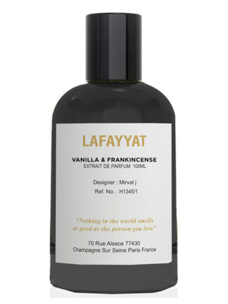 Vanilla & Frankincense Lafayyat Perfume for Women and Men - Exquisite Fragrance | Buy Online Now