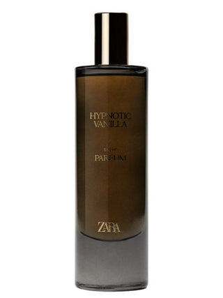 Zara Hypnotic Vanilla Perfume for Women and Men - Exquisite fragrance bottle on a white background