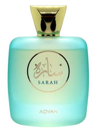 Sarah Adyan womens perfume - elegant fragrance bottle on white background