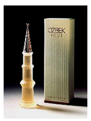 Ozbek 1001 Rifat Ozbek Womens Perfume - Exquisite fragrance bottle on white background