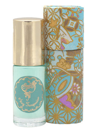 Turquoise Sage Machado Womens Perfume - Elegant fragrance bottle on white background