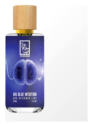 His Blue Intuition The Dua Brand for Men Perfume - Exquisite fragrance bottle in blue, ideal for men - Buy Now!