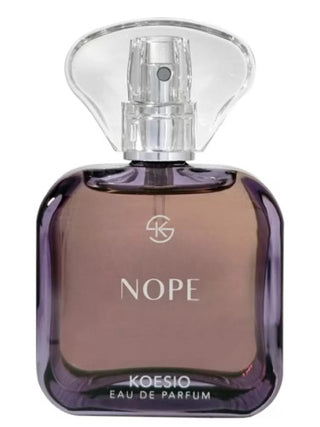 NOPE Koesio Womens Perfume - Elegant Fragrance Bottle on White Background