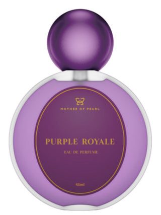 Purple Royale Mother of Pearl Womens Perfume - Exquisite Floral Fragrance in Elegant Bottle