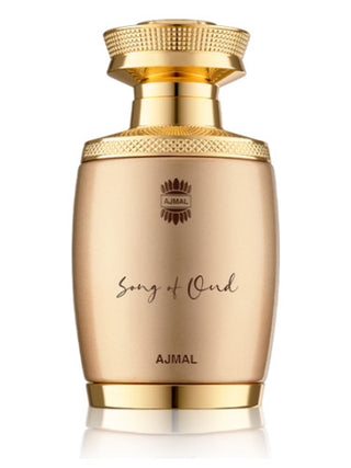 Song of Oud Ajmal Perfume for Women and Men - Exquisite Fragrance Bottle on White Background