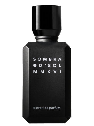 Unisex Sombra D:SOL MMXVI Perfume for Women and Men - Fragrance Bottle on White Background