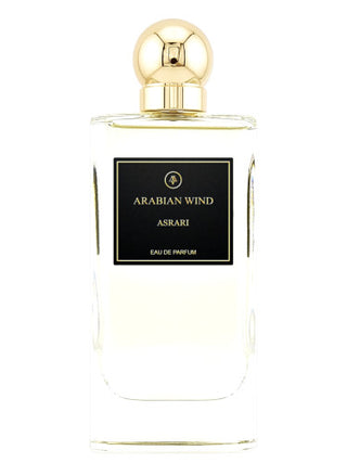 Asrari Arabian Wind perfume for women and men - exotic fragrance on white background