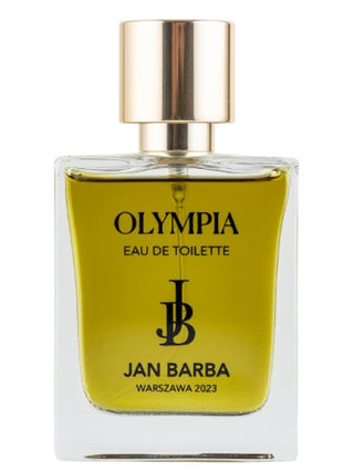 Olympia JAN BARBA perfume for women and men - luxury fragrance bottle on dark background