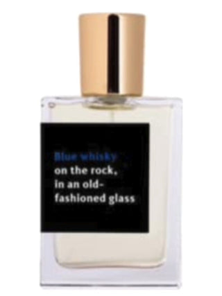 Blue Whisky on the Rock Perfume in Old-Fashioned Glass - Unisex Fragrance - Best Perfume for Women and Men