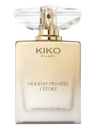 Kiko Milano Holiday Première LÉtoile Golden Perfume for Women - Elegant fragrance bottle with gold accents