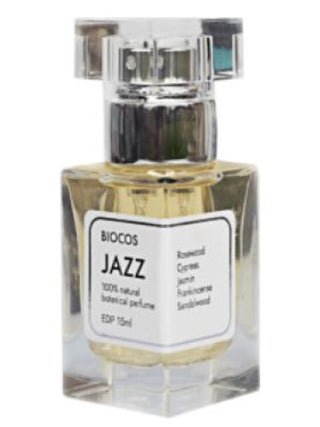 Jazz BIOCOS Perfume for Women and Men - Elegantly designed fragrance bottle on white background