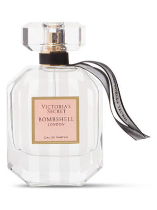 Victorias Secret Bombshell London Perfume for Women - Elegant fragrance bottle on white background