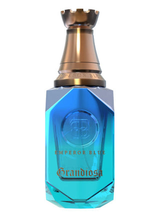 Grandiosa Emperor Blue Womens Perfume - Elegant fragrance bottle with blue design