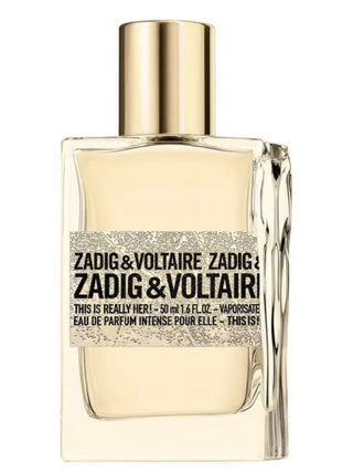 Zadig & Voltaire This Is Really Her! perfume for women - Elegant fragrance bottle on white background